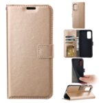 Hoesje geschikt voor Xiaomi Poco X4 Pro - Boekhoesje - Goud - Portemonneehoesje