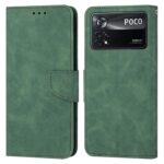 Hoesje geschikt voor Xiaomi Poco X4 Pro - Boekhoesje - Groen - Portemonneehoesje