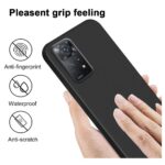 Hoesje geschikt voor Xiaomi Redmi Note 11S - Siliconen hoesje - TPU - Zwart