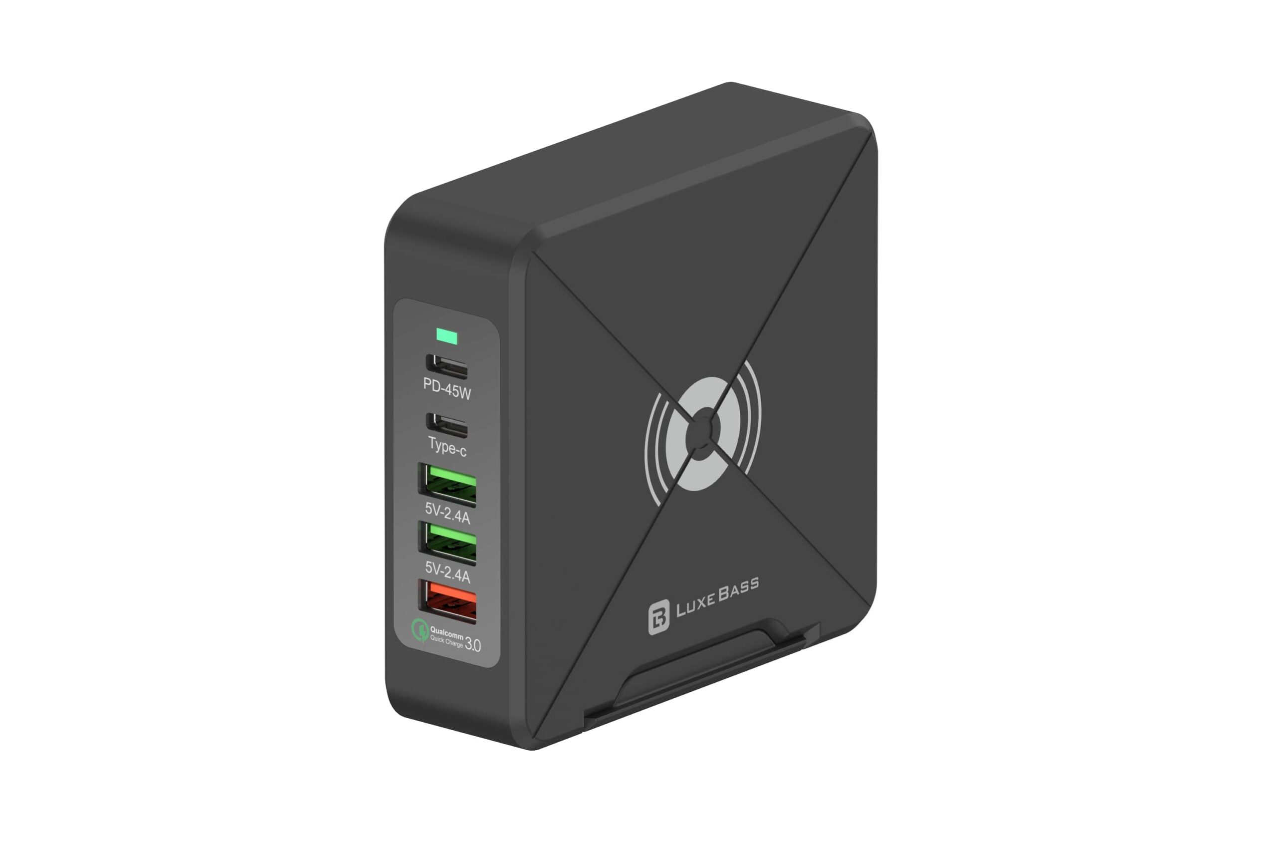 5-in-1 75W Oplaadstation met Wireless Charging | PD-75W