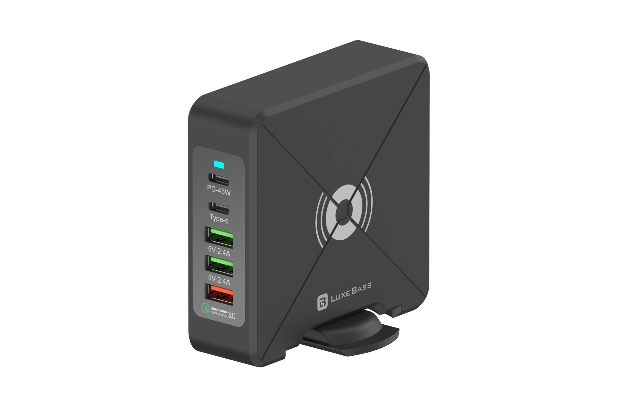 5-in-1 75W Oplaadstation met Wireless Charging | PD-75W