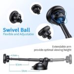 Auto Telefoonhouder met Telescopisch arm | Magnetisch Universeel 360° Roteren - LB415