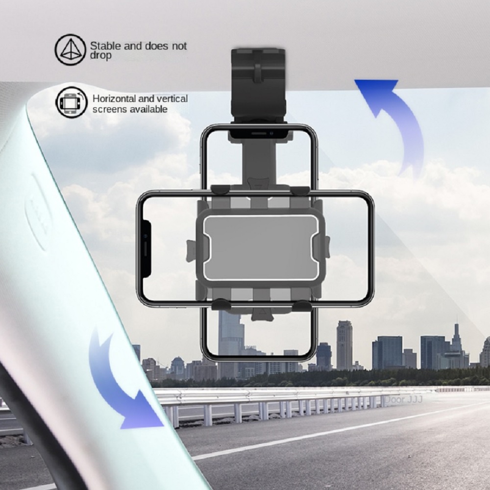 Auto Telefoonhouder voor Dashboard of Zonneklep met 360 graden Rotatie - LB592