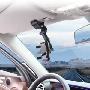 Auto Telefoonhouder voor Dashboard of Zonneklep met 360 graden Rotatie - LB592