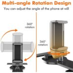 Auto Telefoonhouder voor Dashboard of Zonneklep met Nummerweergave en 360 graden Rotatie - LB541