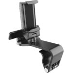 Auto Telefoonhouder voor Dashboard of Zonneklep met Nummerweergave en 360 graden Rotatie - LB541