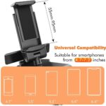 Auto Telefoonhouder voor Dashboard of Zonneklep met Nummerweergave en 360 graden Rotatie - LB541