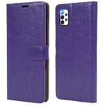 Hoesje geschikt voor Samsung Galaxy A73 5G - Boekhoesje - Paars - Portemonneehoesje