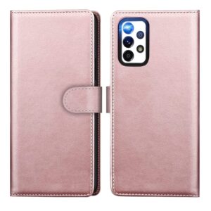 Hoesje geschikt voor Samsung Galaxy A73 5G - Boekhoesje - RoseGoud - Portemonneehoesje