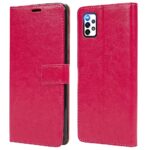 Hoesje geschikt voor Samsung Galaxy A73 5G - Boekhoesje - Roze - Portemonneehoesje