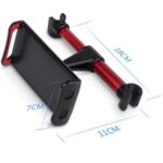 iPad Tablet Hoofdsteun Houder Auto | Auto Tablethouder en Telefoonhouder voor Kinderen | Rood LB468