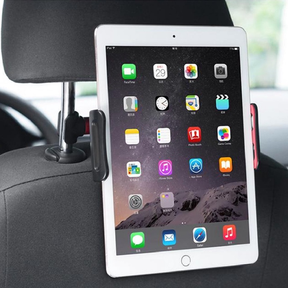 iPad Tablet Hoofdsteun Houder Auto | Auto Tablethouder en Telefoonhouder voor Kinderen | Rood LB468