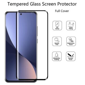 Screenprotector geschikt voor Xiaomi 12 Pro - Full Glas - Complete bescherming
