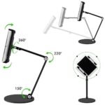 Tablet iPad standaard | Tablethouder | Telefoonstandaard (bureau)tafel - LB538 zwart