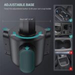 Tablethouder Auto Bekerhouder met Verstelbaar Zwanenhals | 360° roteren - LB567