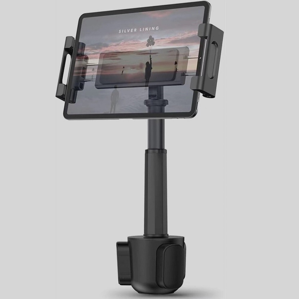Tablethouder Auto Bekerhouder met Verstelbaar Zwanenhals | 360° roteren - LB567