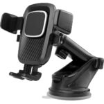 Telefoonhouder Auto | Klem- en kliksysteem met mechanische detectie | Universeel en Zuignap- LB525