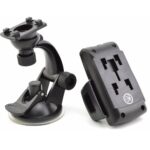 Telefoonhouder Auto | Zuignap en Klem- en kliksysteem | Universeel en 360 graden rotatie - LB414