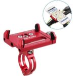 Telefoonhouder fiets | (rood) Fietshouder telefoon | Universeel en Compact - LB424