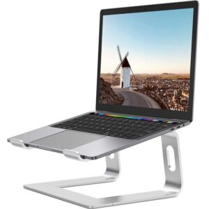 Universeel Laptop standaard (zilver) | Laptophouder | Aluminium - LB562