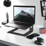 Universeel Laptop standaard (zwart) | Laptophouder | Aluminium - LB562