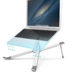 Laptophouder Laptopverhoger Laptopstandaard Statief voor 10 t/m 17 inch laptops | Licht en vouwbaar - LB554 - Afbeelding 2