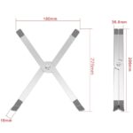 Laptophouder Laptopverhoger Laptopstandaard Statief voor 10 t/m 17 inch laptops | Licht en vouwbaar - LB554 - Afbeelding 9