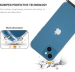 Hoesje geschikt voor Apple iPhone 13 Mini met koord - draagriem - nek - kettinghoesje - Antishock - Transparant