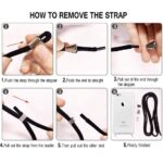 Hoesje geschikt voor Motorola Moto E20 / E30 / E40 met koord - draagriem - nek - kettinghoesje - Antishock - Transparant