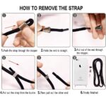 Hoesje geschikt voor Motorola Moto G10 / G20 / G30 met koord - draagriem - nek - kettinghoesje - Antishock - Transparant