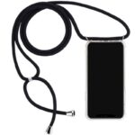 Hoesje geschikt voor Motorola Moto G31 met koord - draagriem - nek - kettinghoesje - Antishock - Transparant