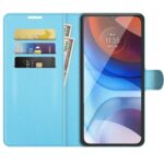 Hoesje geschikt voor Motorola Moto G42 - Boekhoesje - Telefoonhoes - GSM hoes - Turquoise