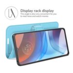 Hoesje geschikt voor Motorola Moto G42 - Boekhoesje - Telefoonhoes - GSM hoes - Turquoise