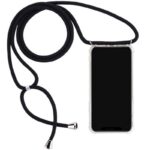 Hoesje geschikt voor Samsung Galaxy A13 4G met koord - draagriem - nek - kettinghoesje - Antishock - Transparant