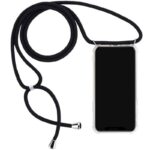 Hoesje geschikt voor Samsung Galaxy A32 5G met koord - draagriem - nek - kettinghoesje - Antishock - Transparant