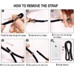 Hoesje geschikt voor Samsung Galaxy A73 5G met koord - draagriem - nek - kettinghoesje - Antishock - Transparant