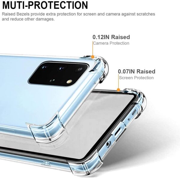 Hoesje geschikt voor Samsung Galaxy S20 FE met koord - draagriem - nek - kettinghoesje - Antishock - Transparant