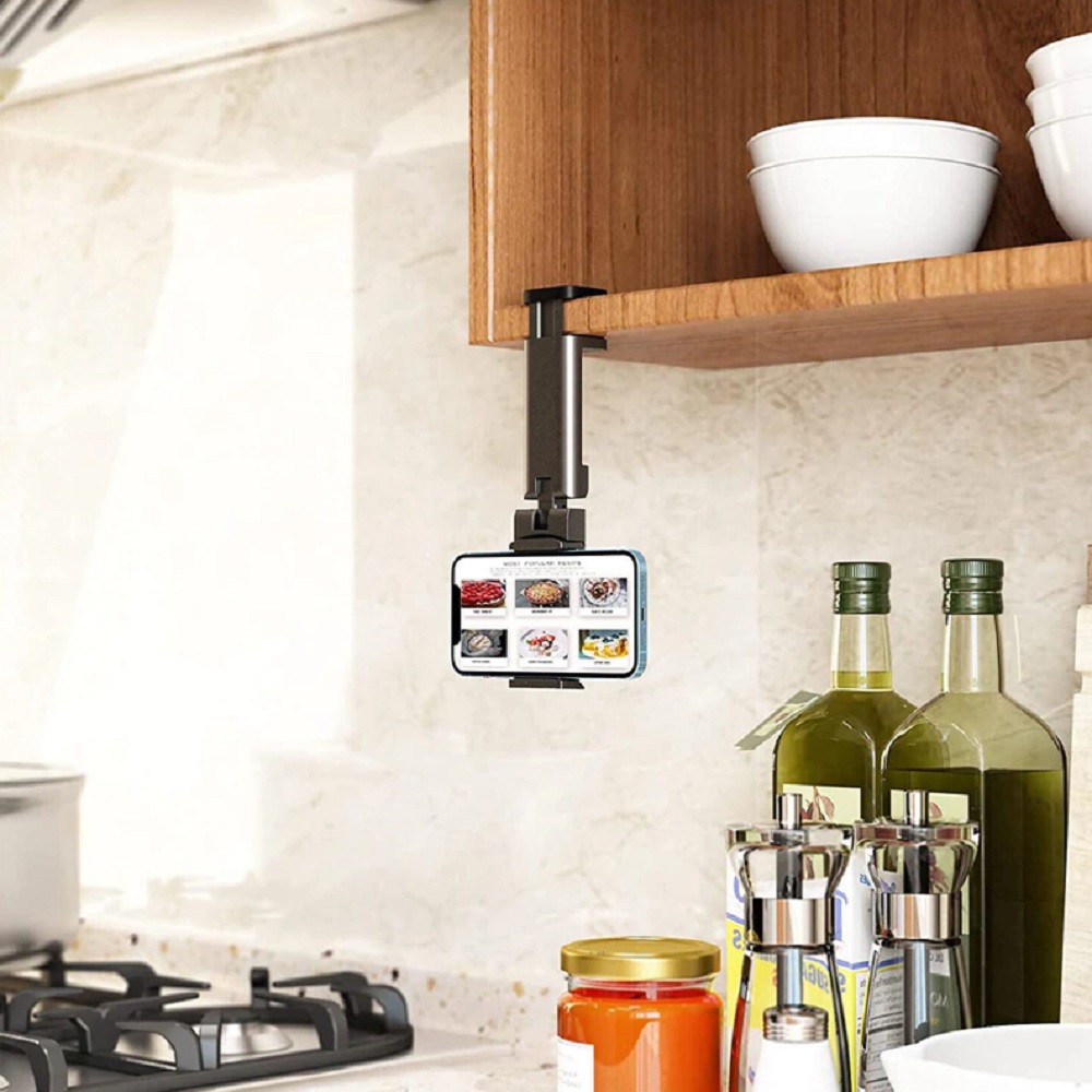 Luxebass Portable Telefoonhouder met Klemsysteem voor Tafel Bureau en Overige - LB429