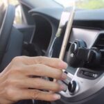 Telefoonhouder Auto | Kliksysteem met Detectieknop | Ventilatierooster - LB591