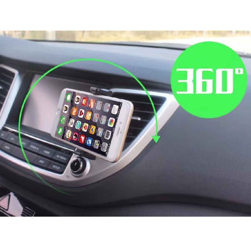 Telefoonhouder Auto | Kliksysteem met Detectieknop | Ventilatierooster - LB591