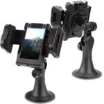 Telefoonhouder Auto met Logovak | Voorruit en Dashboard || Zuignap & Klemsysteem | 360 graden roteren - LB563