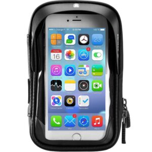 Telefoonhouder fiets (L) | Fietshouder telefoon | Waterproof & met opbergvak - LB492
