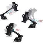 Universeel Auto Telefoonhouder met Telescopisch arm | Klemsysteem en 360° Roteren - LB416