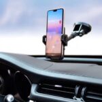 Universeel Auto Telefoonhouder met Telescopisch arm | Klemsysteem en 360° Roteren - LB416