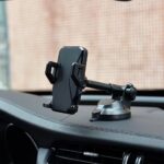 Universeel Auto Telefoonhouder met Telescopisch arm | Klemsysteem en 360° Roteren - LB416