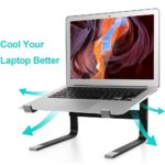 Universeel Laptop standaard (zilver) | Laptophouder | Aluminium - LB557