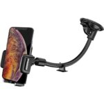 Universeel Telefoonhouder Auto | Autohouder met Zuignap | Flexibel Buigbaar arm - LB516