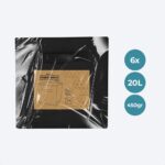 6x Opbergmanden Opbergboxen Opbergbakken | Opvouwbare Kast Organizers 20L | Mand Box Bak voor Speelgoed/Spullen/Accessoires/Kleding/Wasgoed - LB623