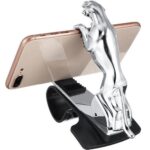 Autohouder met Klem - Telefoonhouder auto - Klemhouder - (zilver) LB529