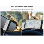 Autohouder met Klem- Telefoonhouder auto - Klemhouder - (zwart) LB529